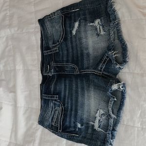 Daytrip Distressed Denim Shorts